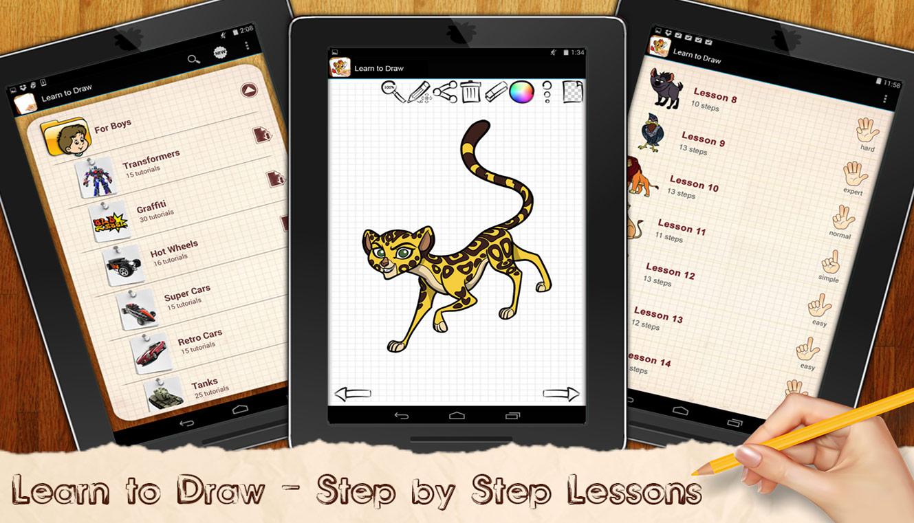 How to Draw Jungle Lion Guard截图3