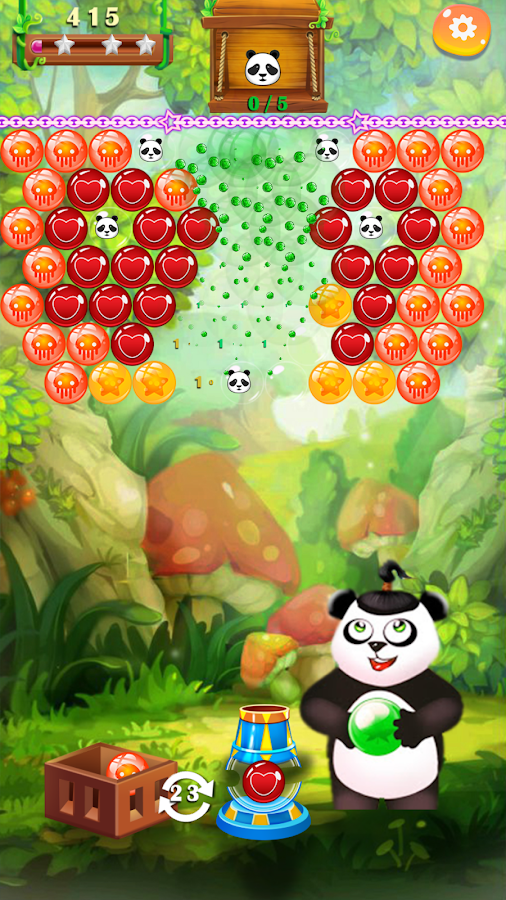 little Panda Pop Bubble Shooter截图2