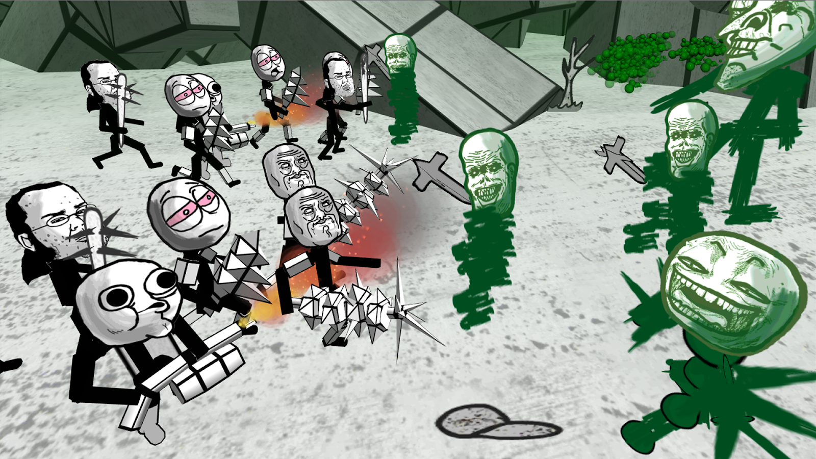 Zombie Meme Battle Simulator截图4