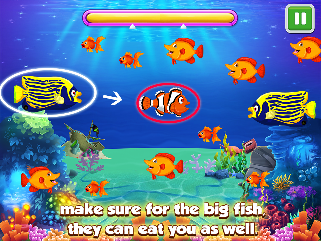 Crazy Hungry Fish - Big Fish Eat Small Fish截图5