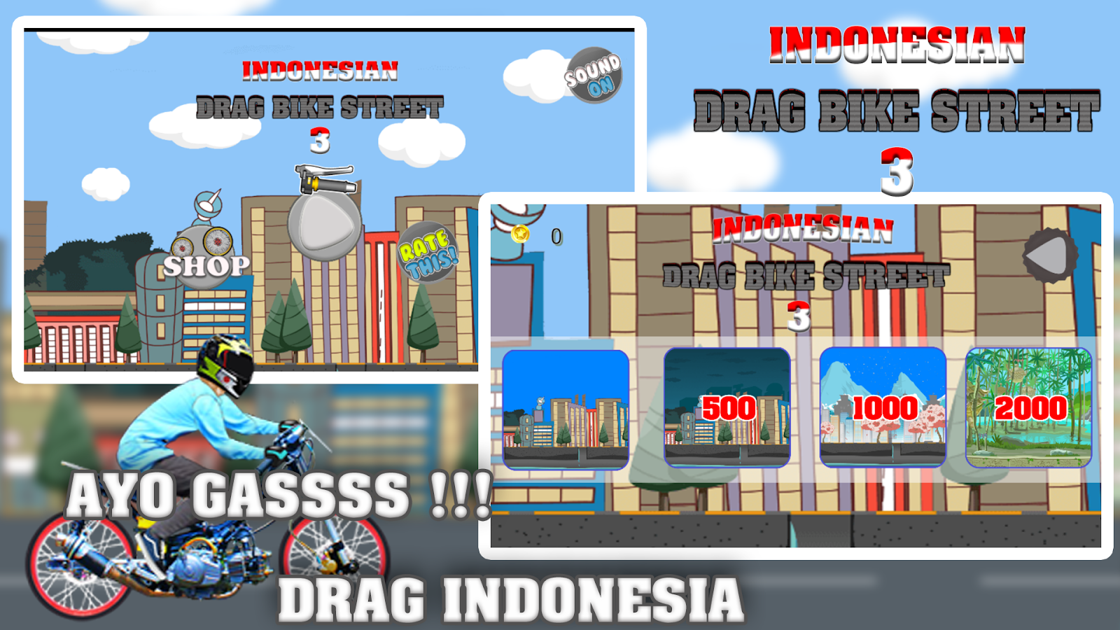 Indonesian Drag Bike Street Race 3截图2