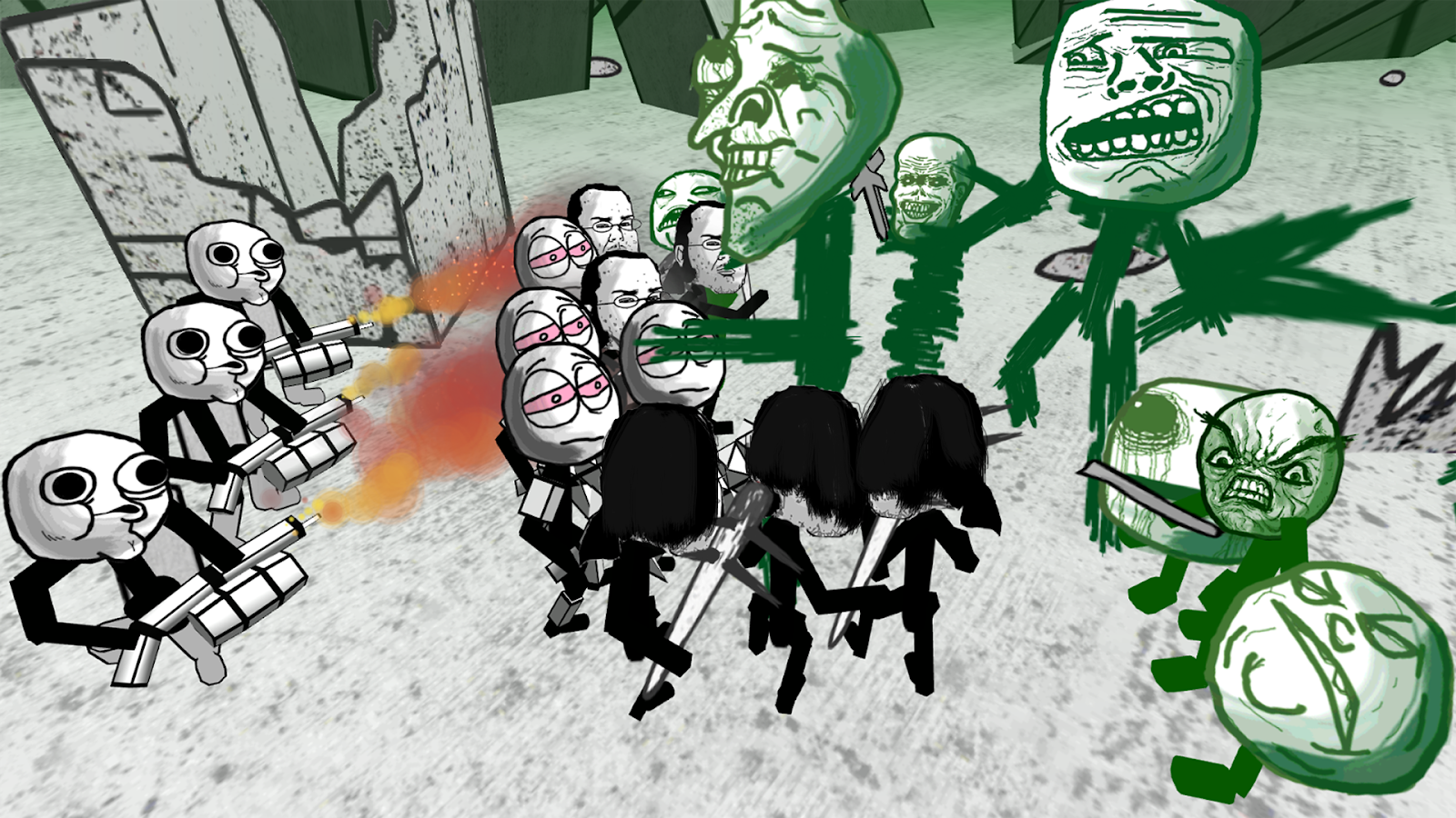 Zombie Meme Battle Simulator截图1