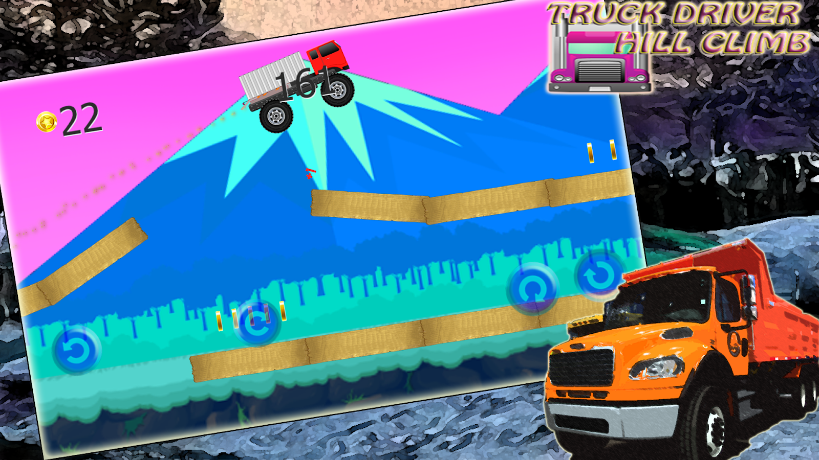 Truck Driver Hill Climb截图2