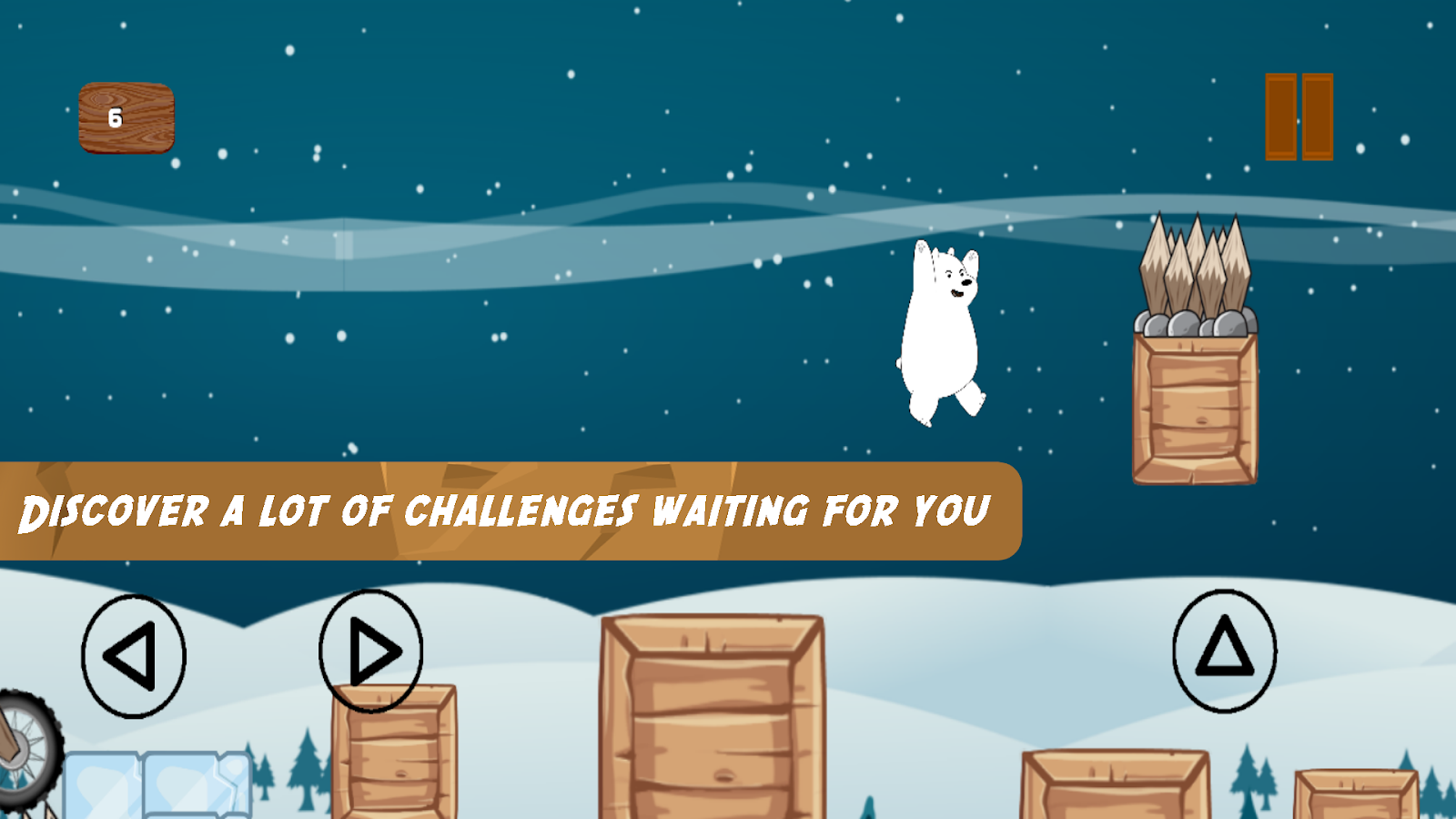 ice bear in Super Runner Bare Bear Adventure Time截图4