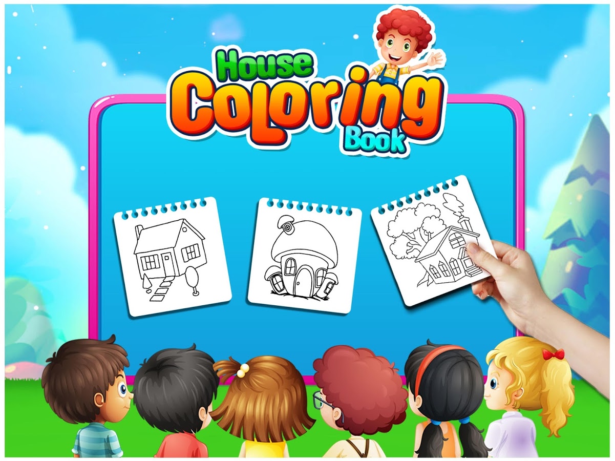 House Coloring Book - Colorin Book For Kids截图4