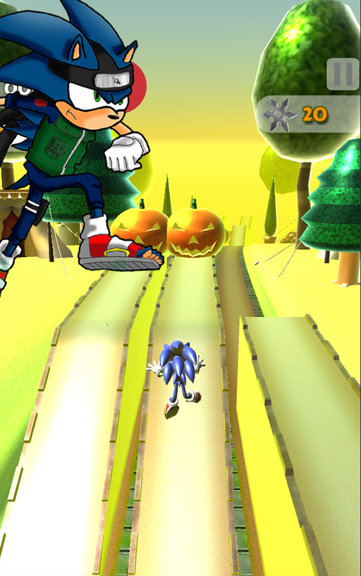 Sonic Ninja Halloween Run截图3