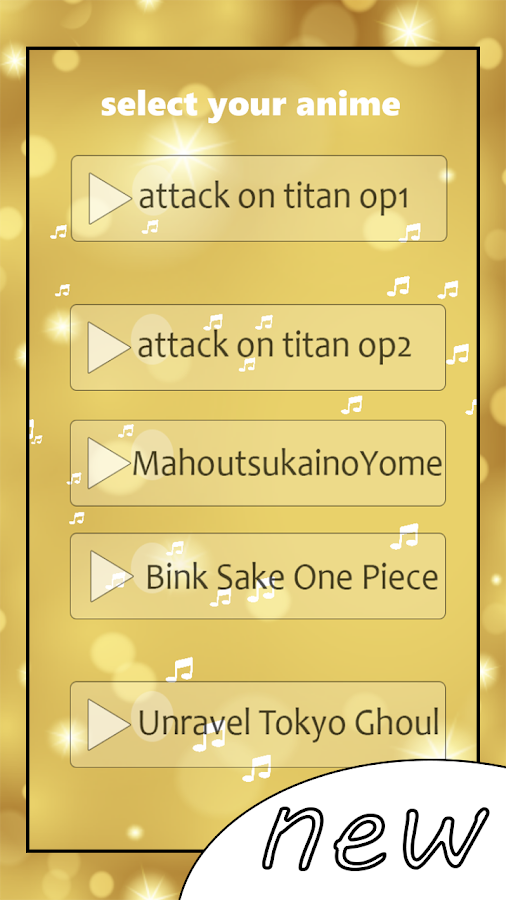 gold piano tiles anime截图3