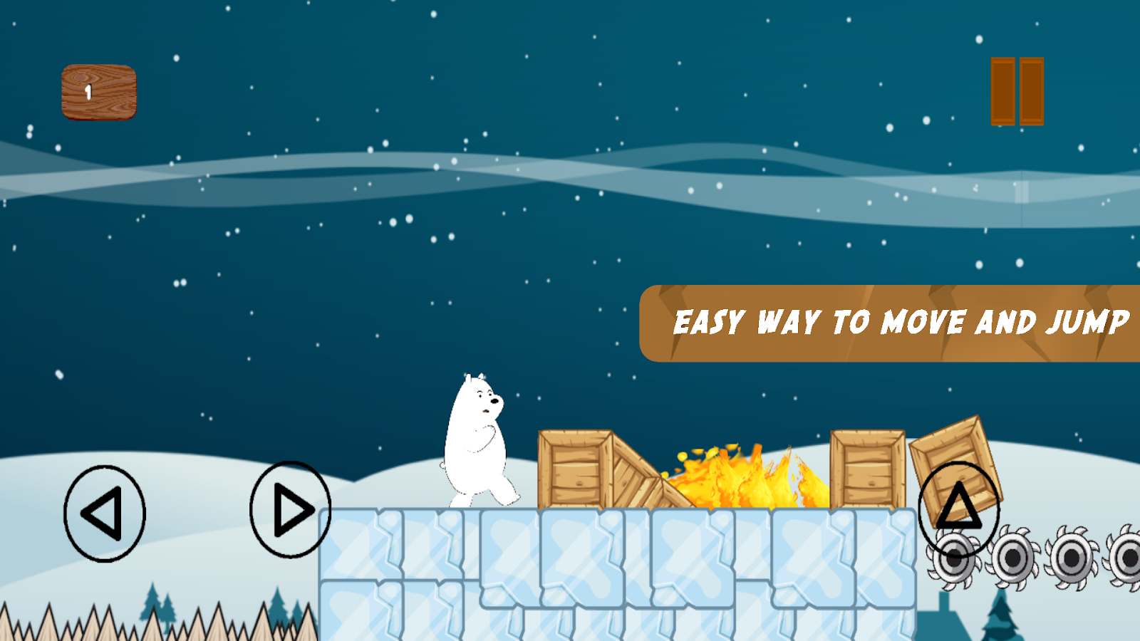 ice bear in Super Runner Bare Bear Adventure Time截图3