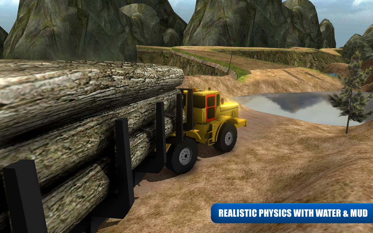 Cargo Truck Logging Simulator : Hill Drive Cargo 3截图5