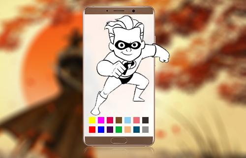 Super Heros Coloring book: all截图3