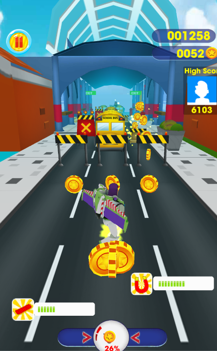 Buzz Subway Lightyear - Running Game截图3