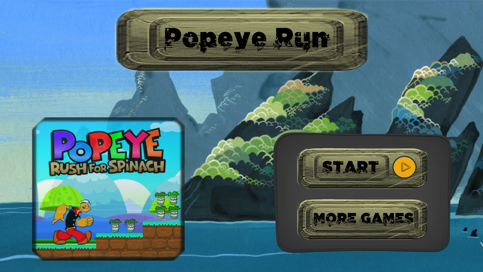 Popeye Rush For Spinach Run截图3