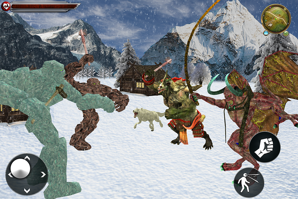 Yeti Monster jungle Simulator截图2