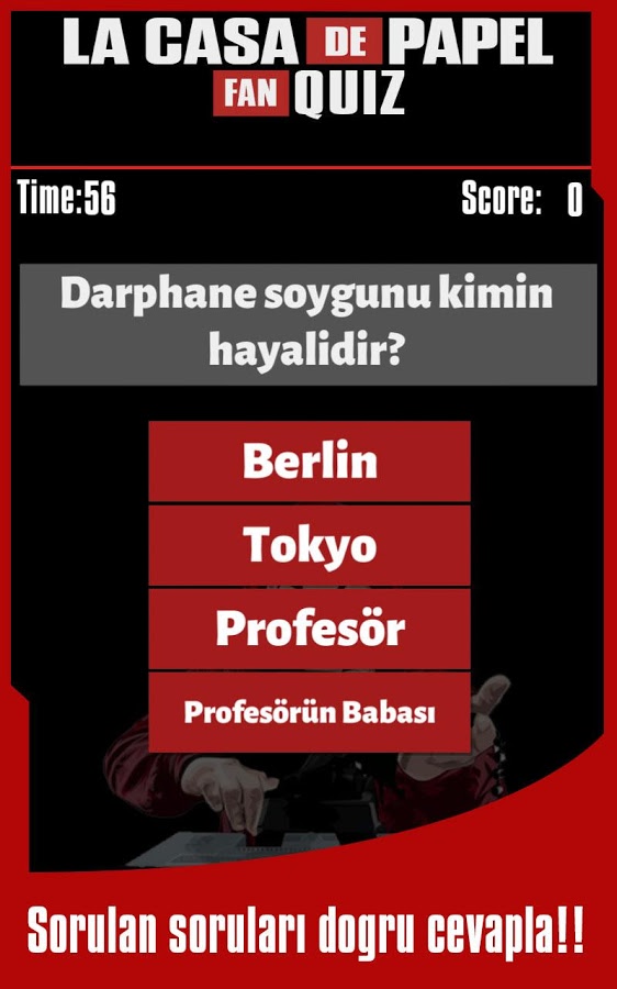 La casa de papel fan quiz截图2