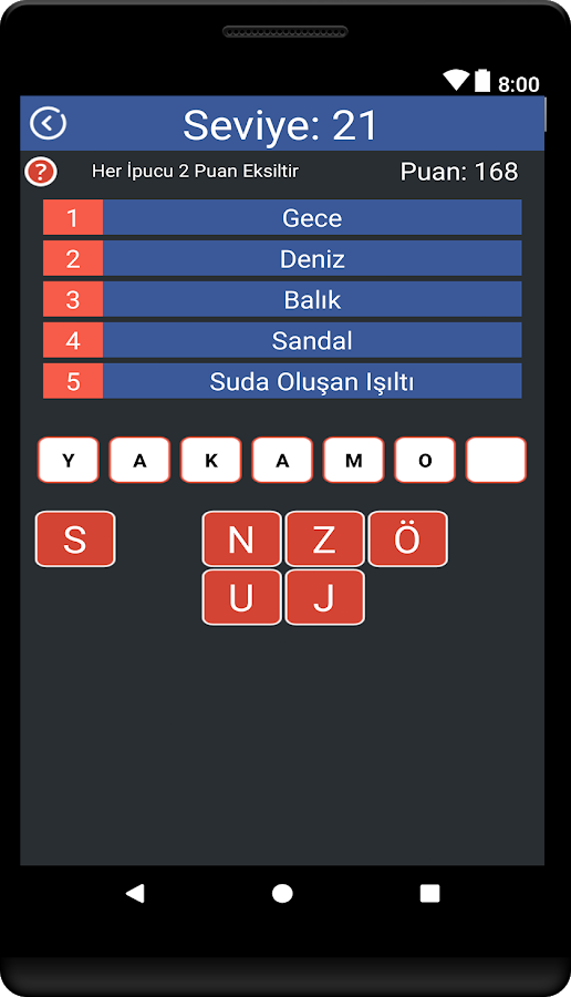 5 Kelime 1 İşlem: Kelime Oyunu截图1