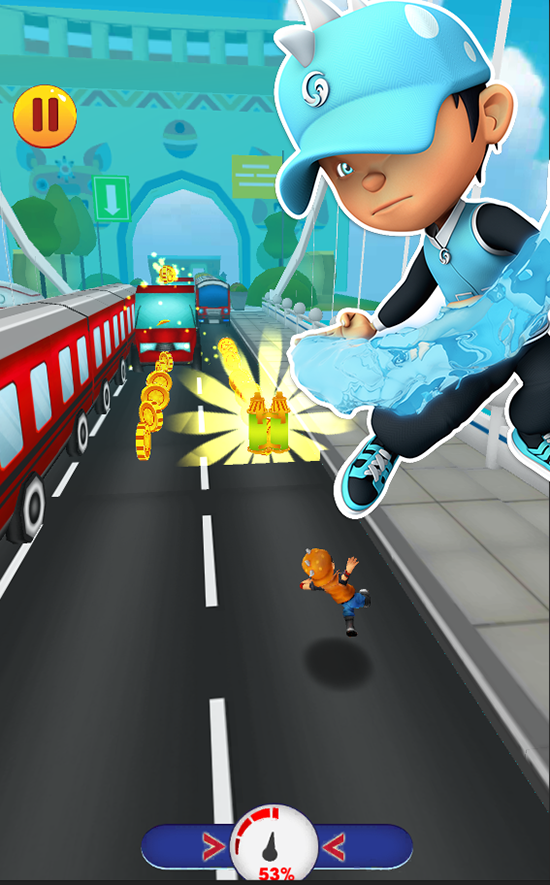 Hero Boboiboy Run截图1