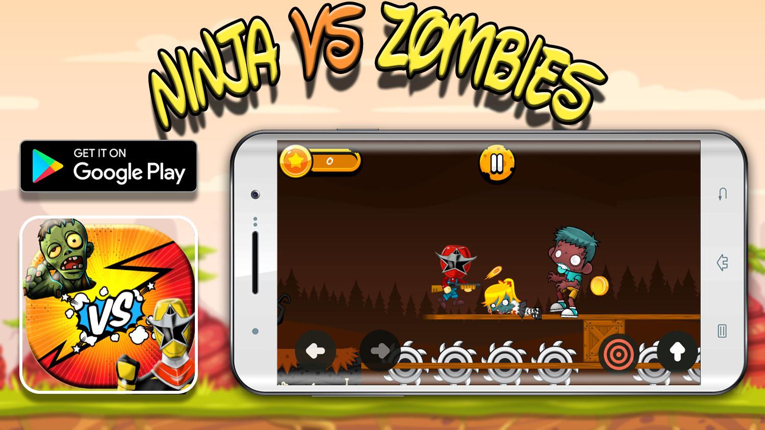 ninja vs zombie: warrior-fight-survival & legends截图1