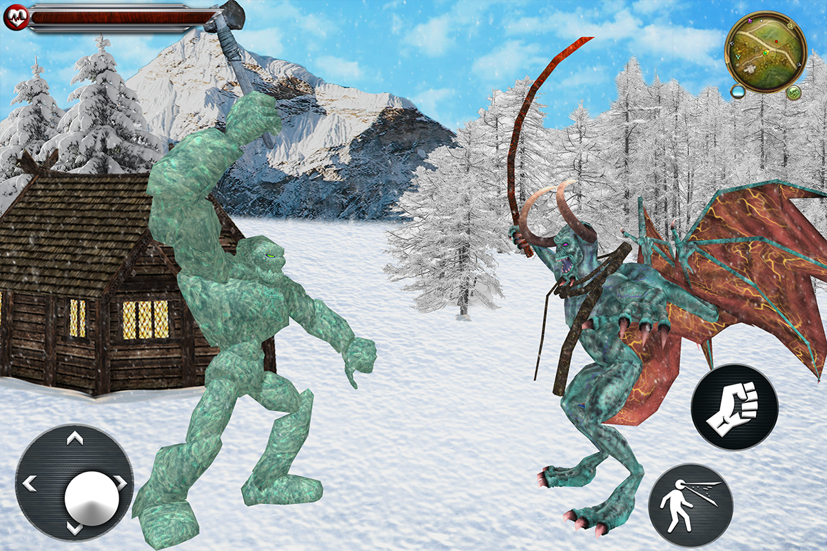 Yeti Monster jungle Simulator截图5