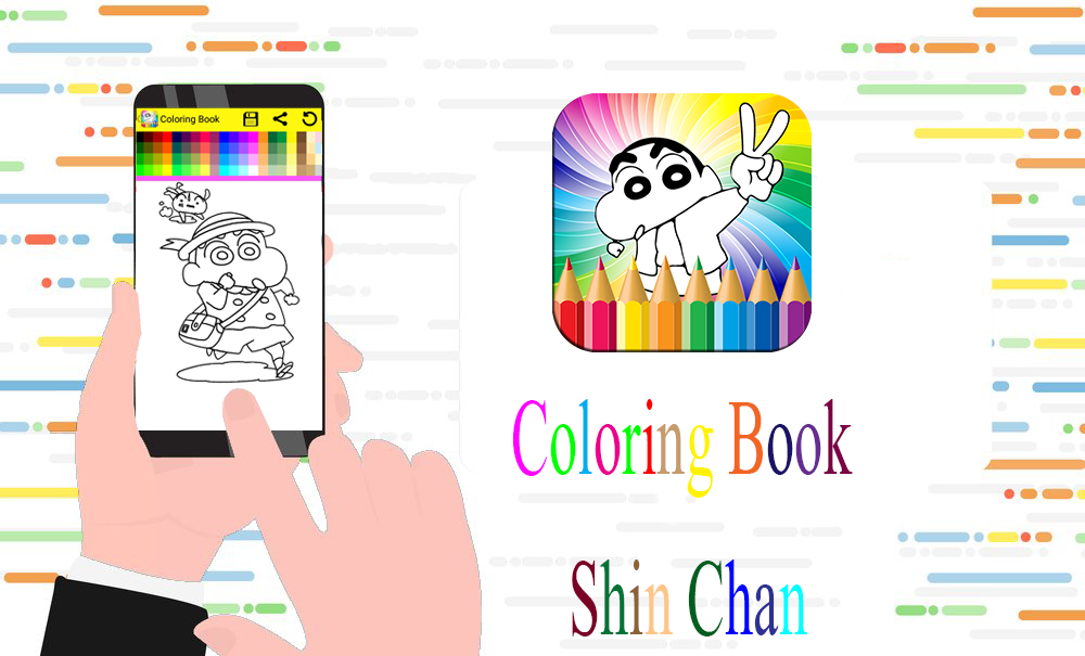 Coloring book for shina chan free截图4