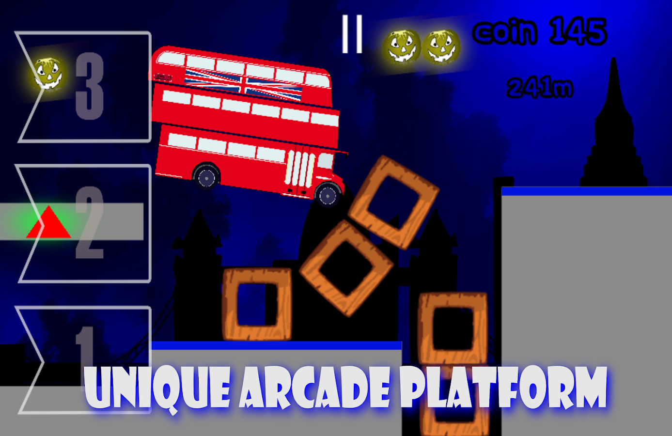 Crazy Bus Driver Dash - Action Platformer截图1