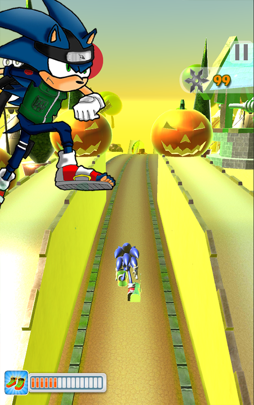 Sonic Ninja Halloween Run截图5