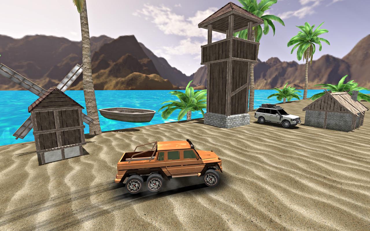 6x6 Offroad Truck Simulator 3D截图4