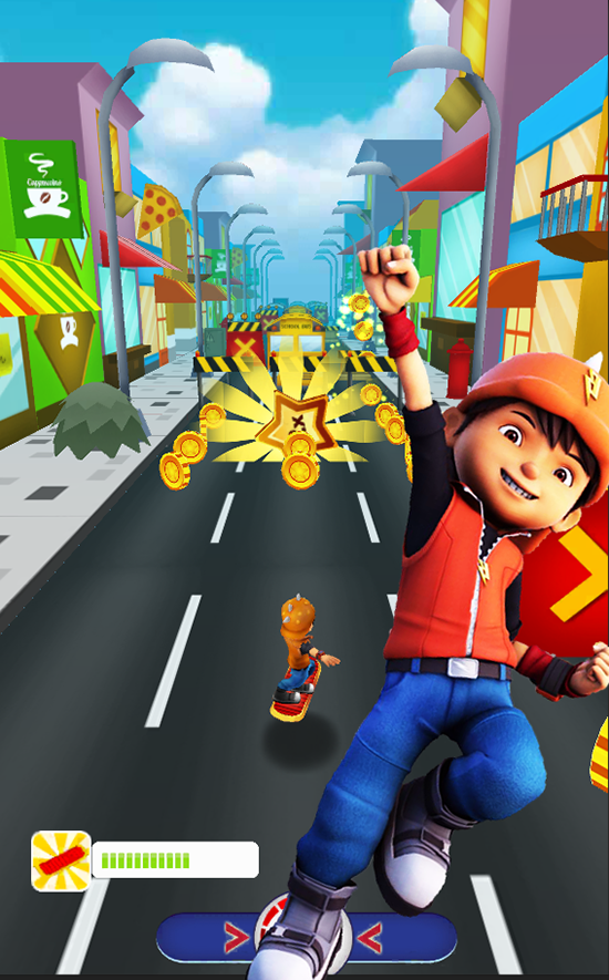 Hero Boboiboy Run截图5