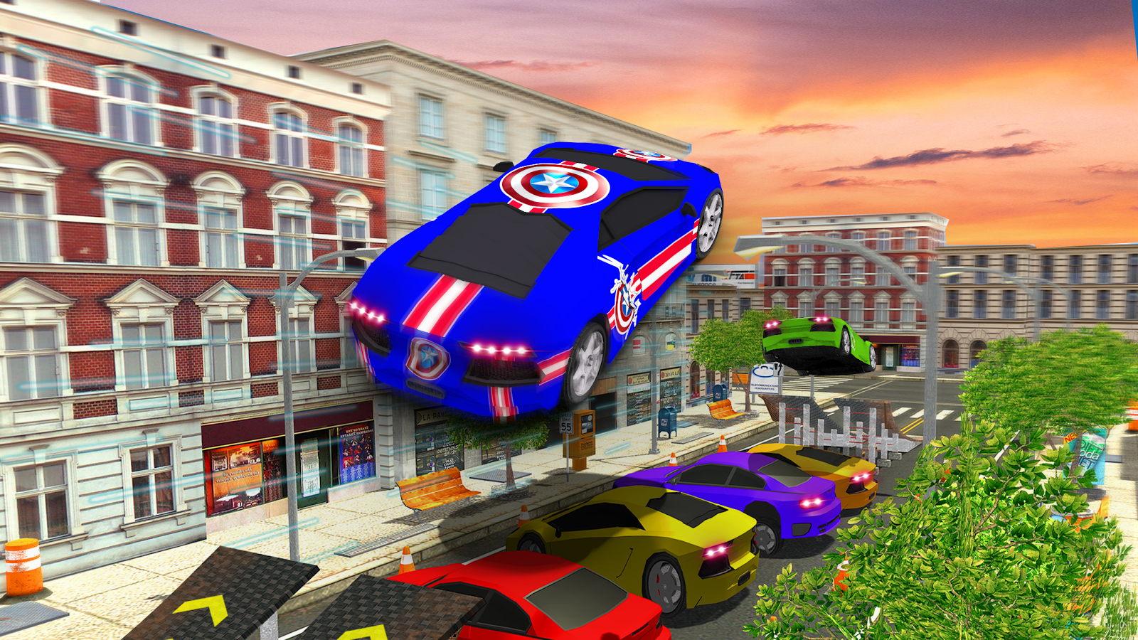 Superhero Car Driver Stunt Master - Stuntman Hero截图5