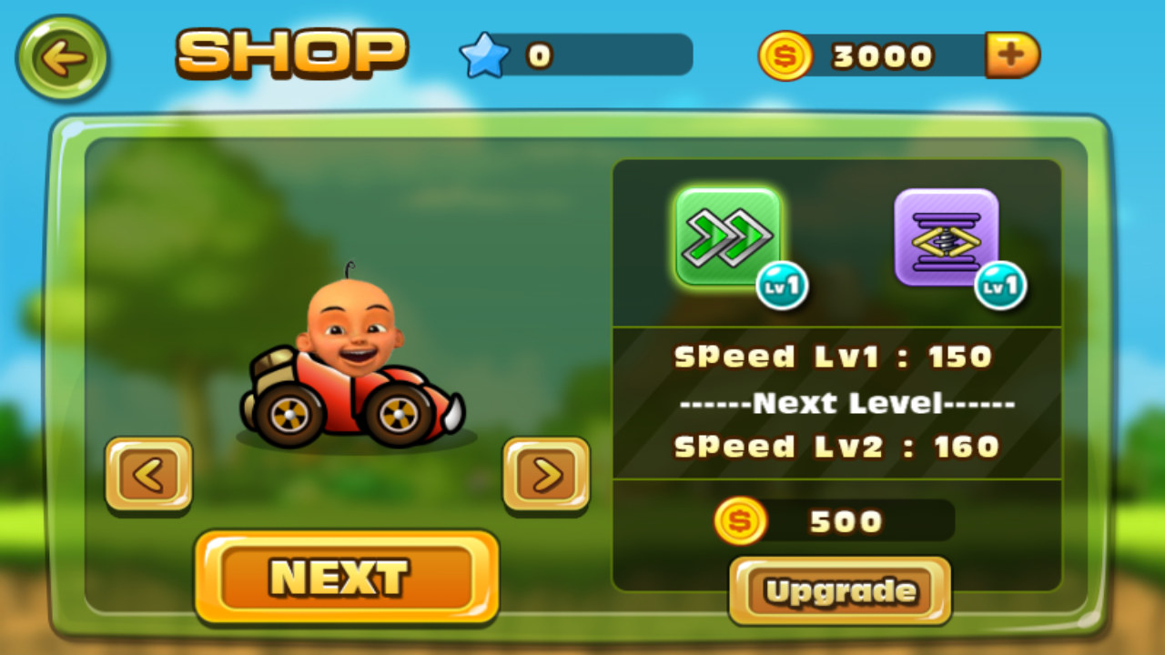 Upin Ipin Racing Car截图4