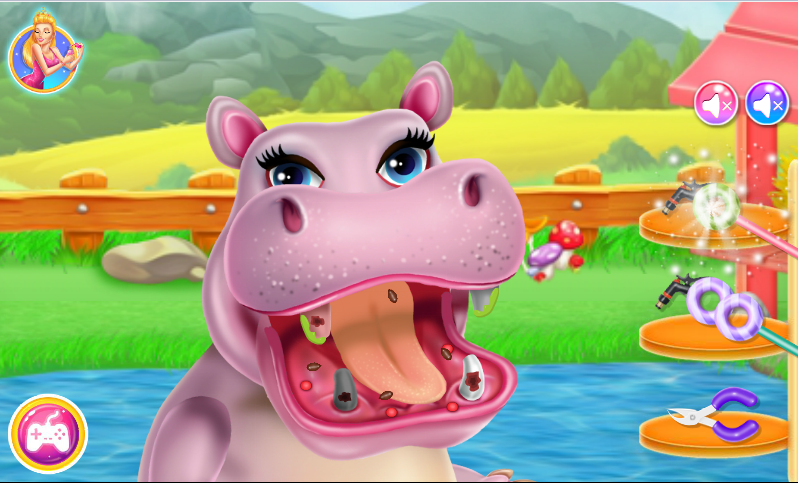 Hippo Dentist Care - Free Games截图4