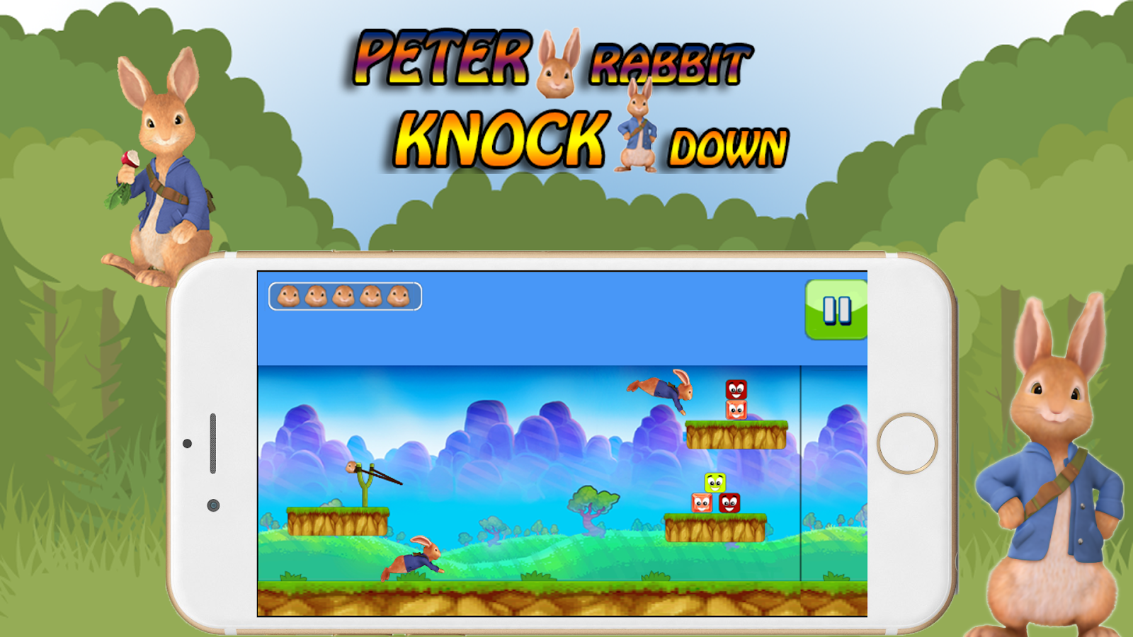 Peter Rabbit Knock Down截图1