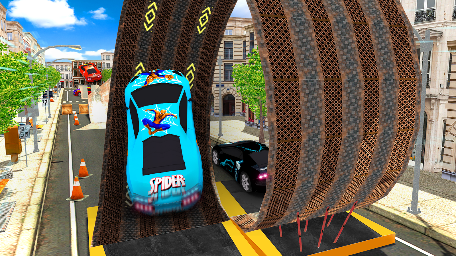 Superhero Car Driver Stunt Master - Stuntman Hero截图4