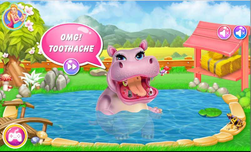 Hippo Dentist Care - Free Games截图5