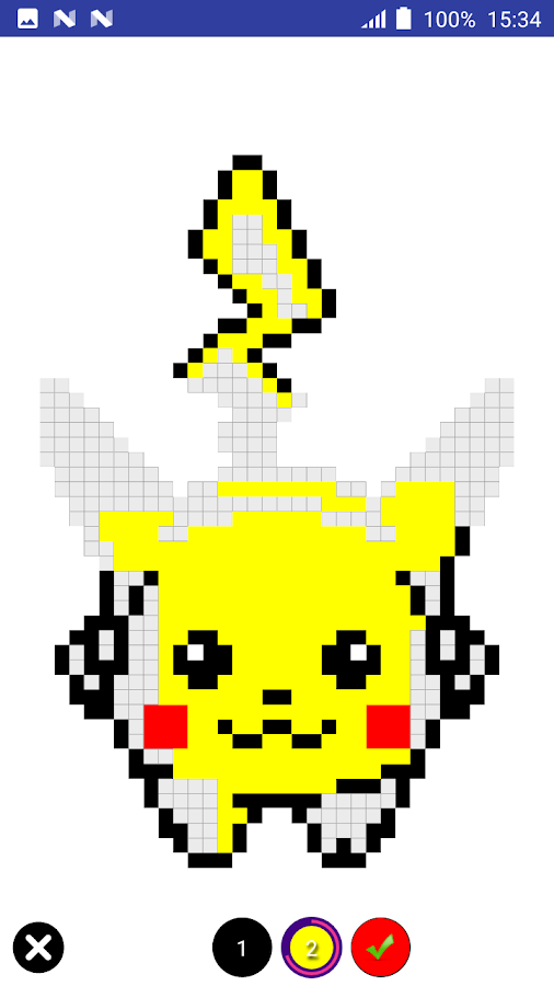 Color by Number Pokemon Pixel Art截图4