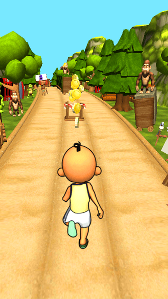 Upin ipin adventure running截图2