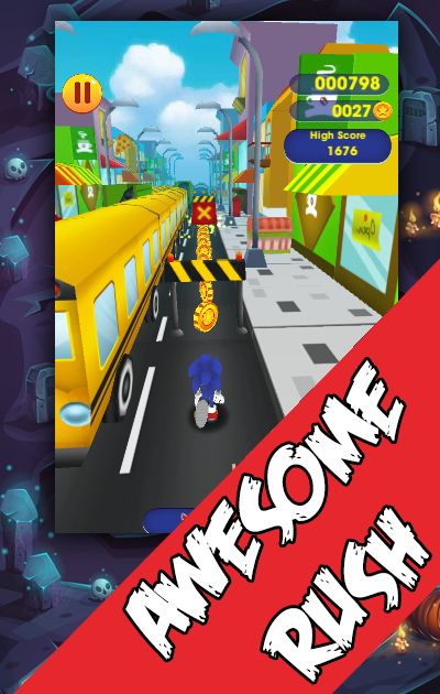 sonic rush 3D : Subway City截图1