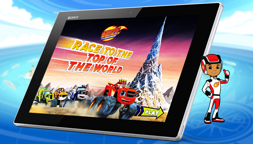 Blaze Monster Race To The Top World截图3