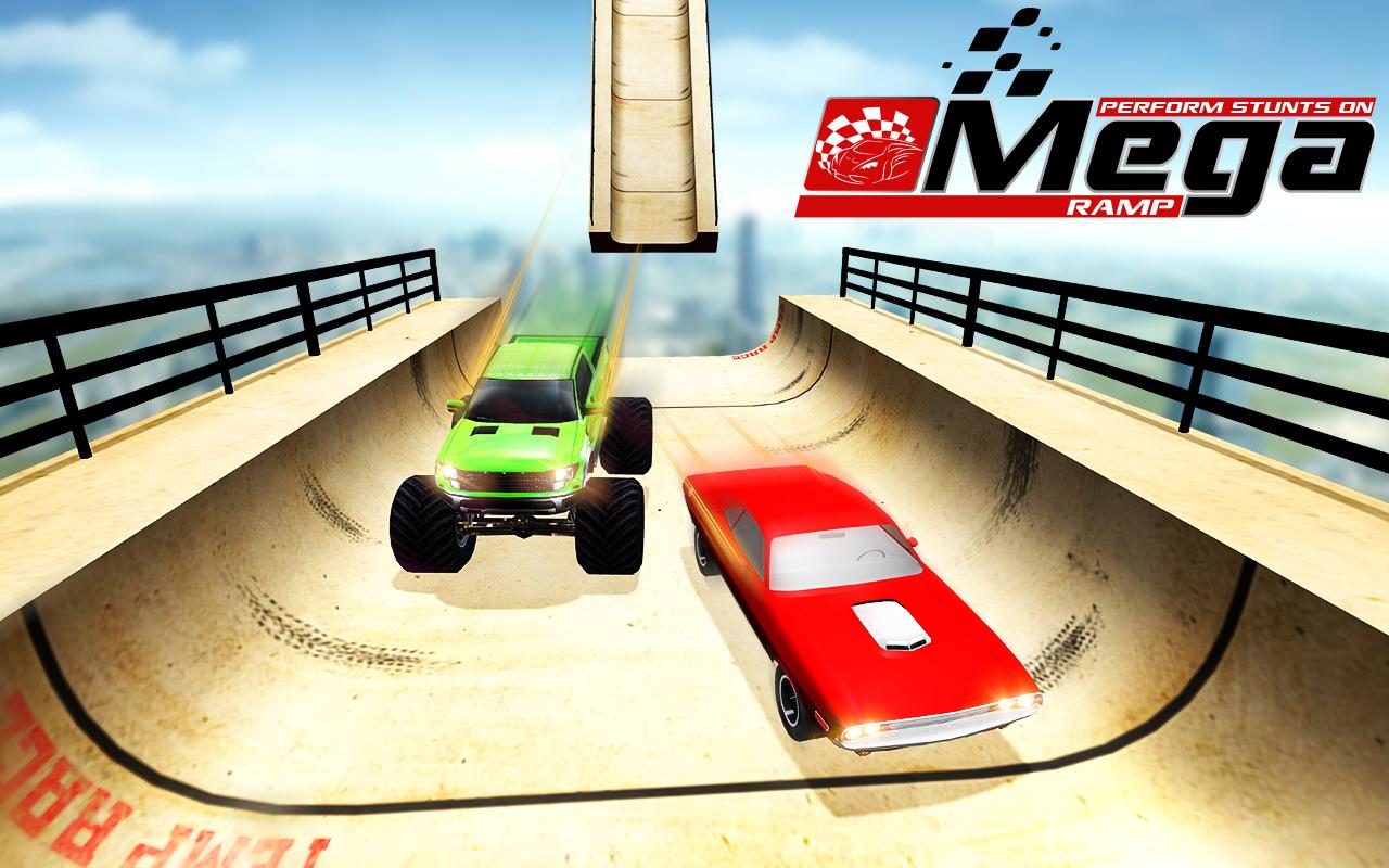 Mega Ramp Car Racing Stunts Ramp Construction截图3