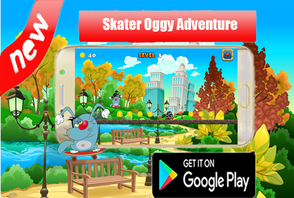 Skater Oggy Adventure截图2