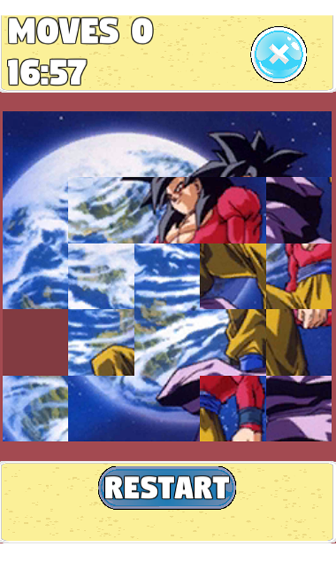 Puzzle for : Dragon Ball Z Sliding Puzzle截图1