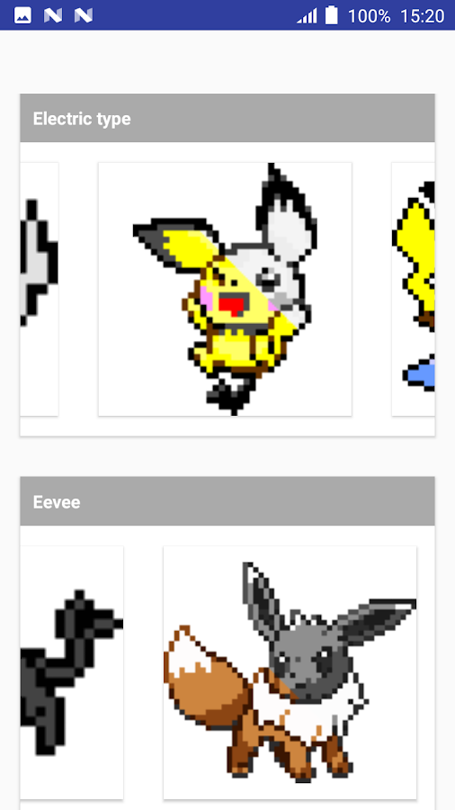 Color by Number Pokemon Pixel Art截图1