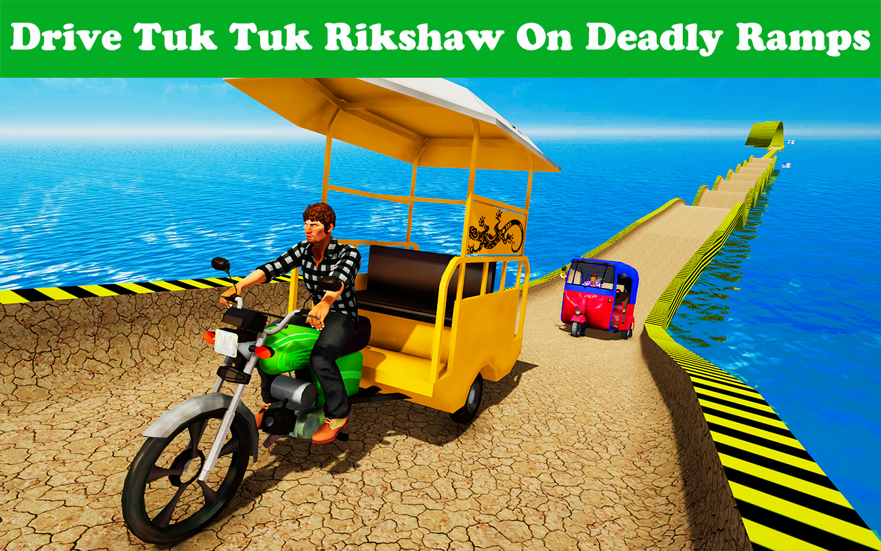 Off Road Tuk Tuk Auto Rickshaw Stunts截图5