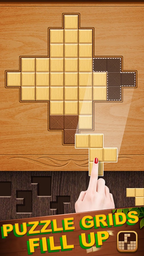 Woody Block Hexa - Wood Block Puzzle Game for Kids截图2