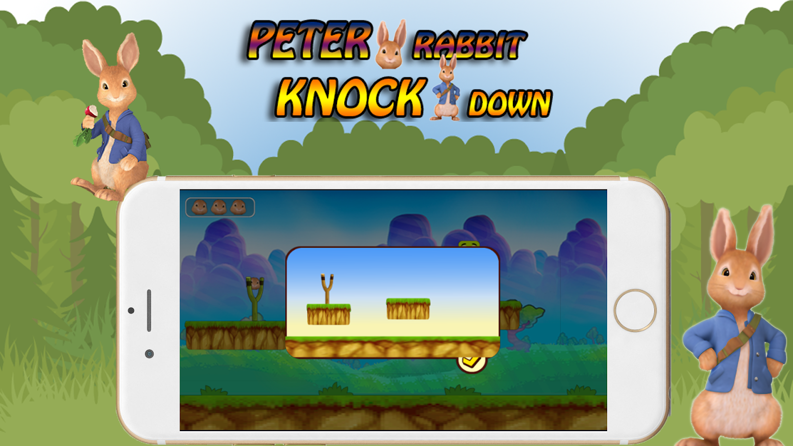 Peter Rabbit Knock Down截图3