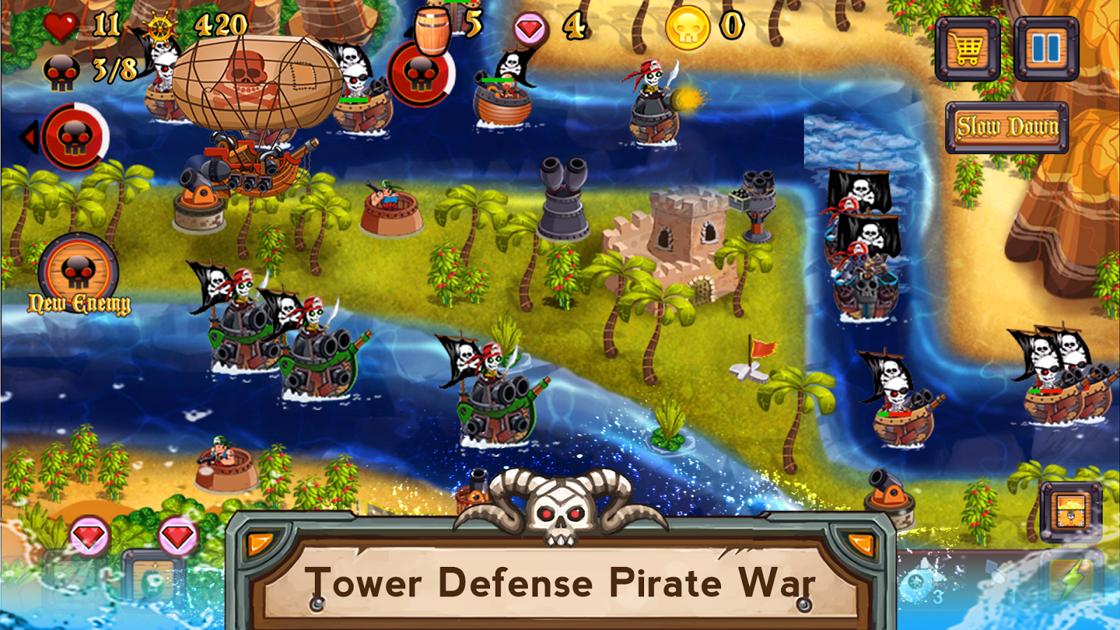Tower Defense Pirates TD截图4