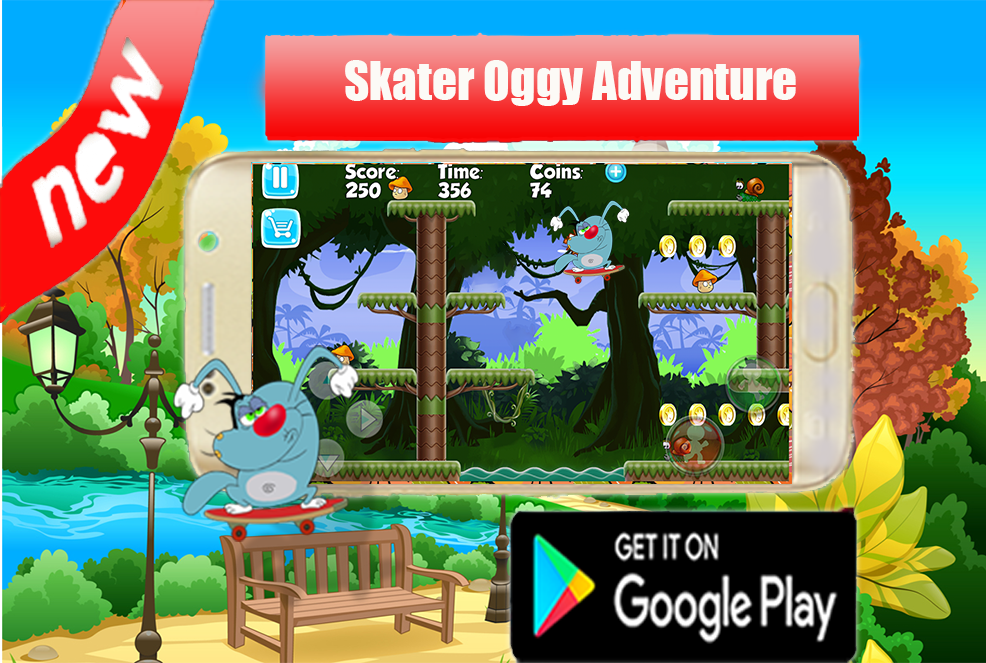 Skater Oggy Adventure截图3