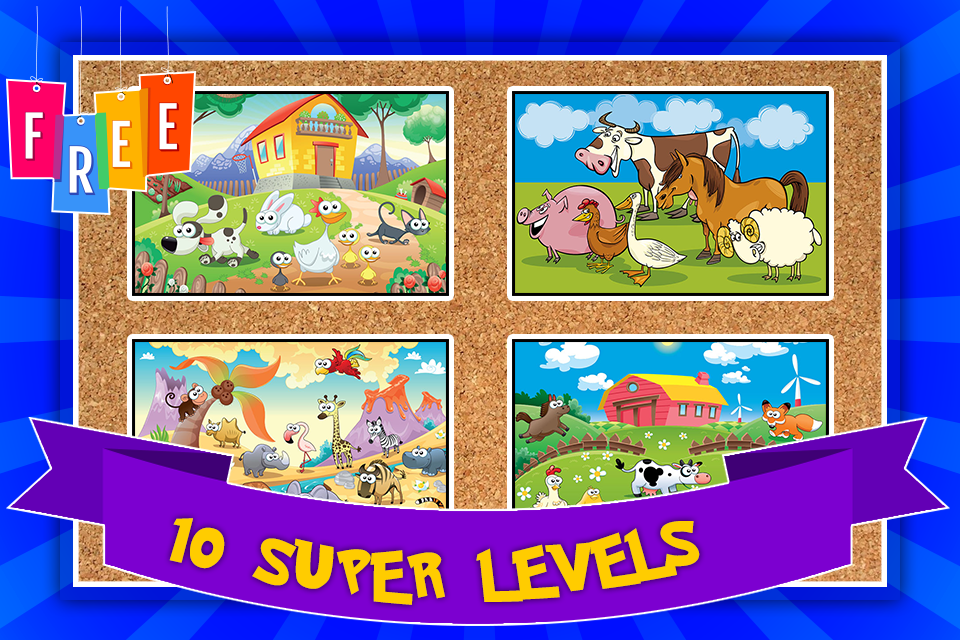 Farm Animal Puzzle Free截图4