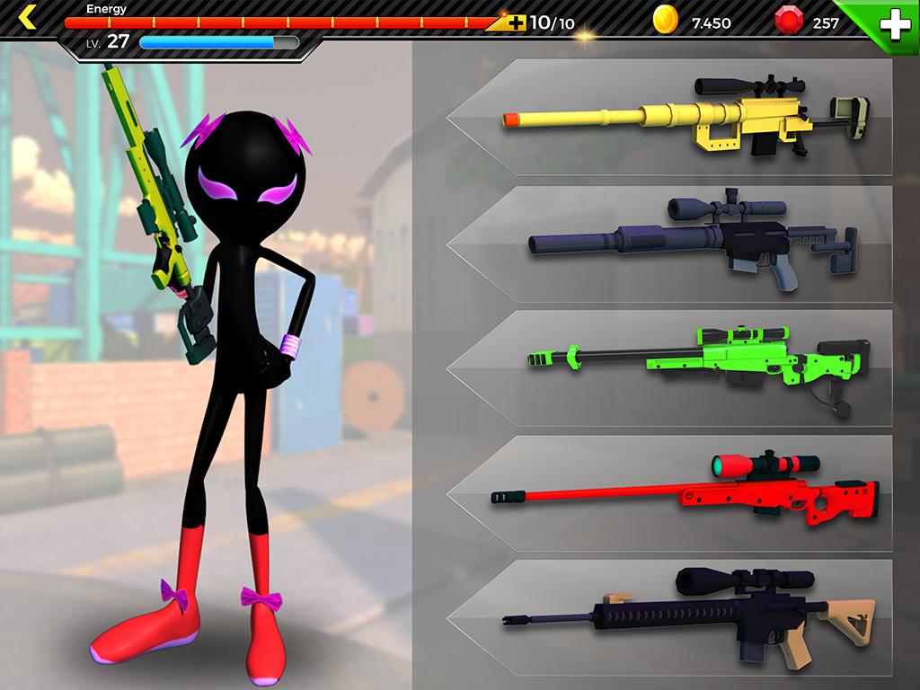 Stickman Battle : Online Shooter 3D截图4