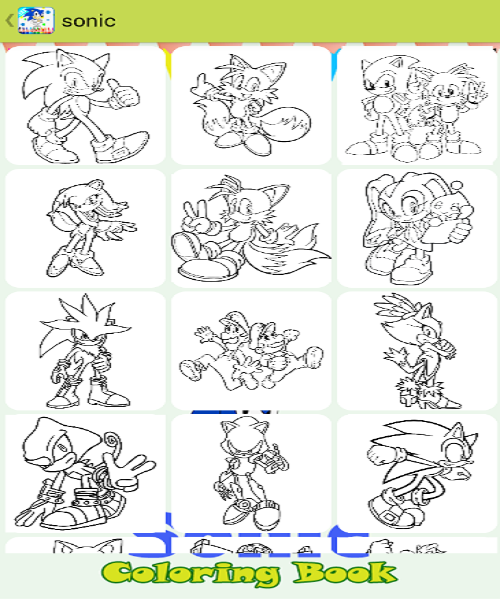 Sonic Coloring Book截图5