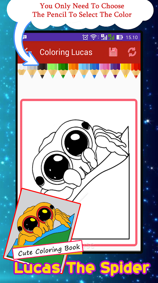 Lucas The Spider Coloring Book截图2